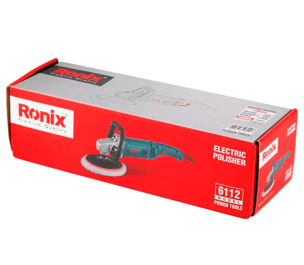 Шлифмашина  полировальная RONIX 6112 1400вт 180мм photo 5