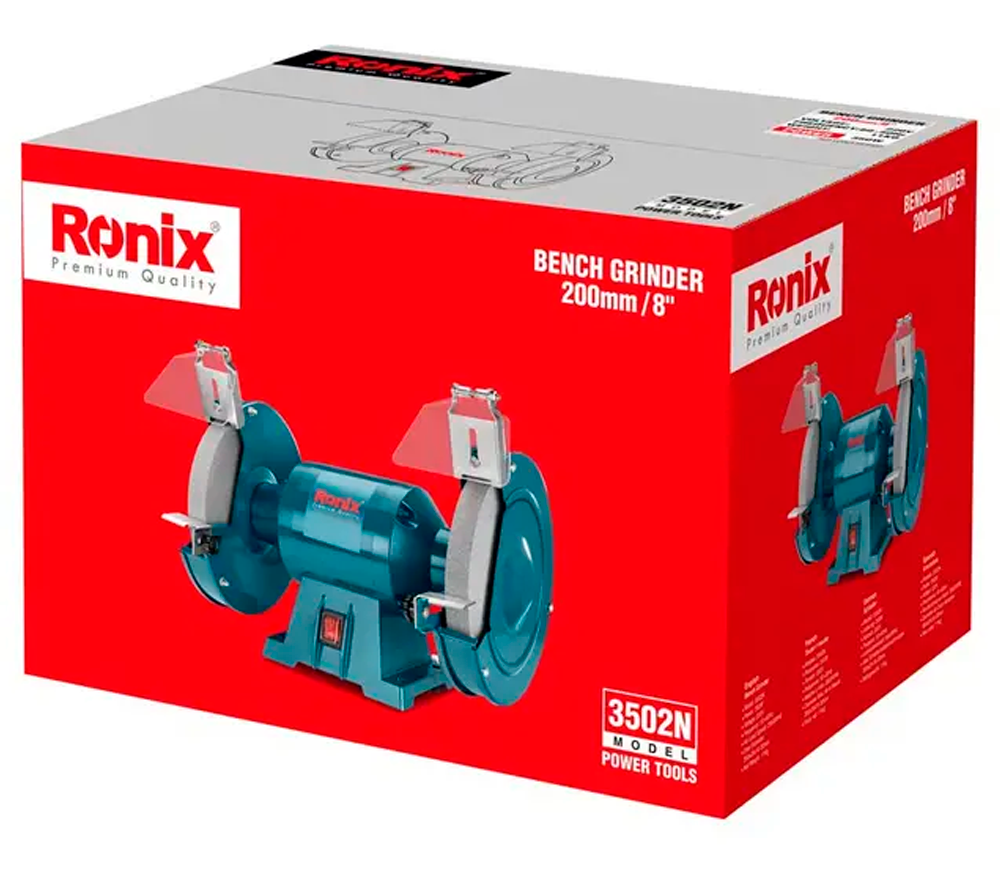 Точильный станок RONIX 3502N 350вт 200мм photo 4