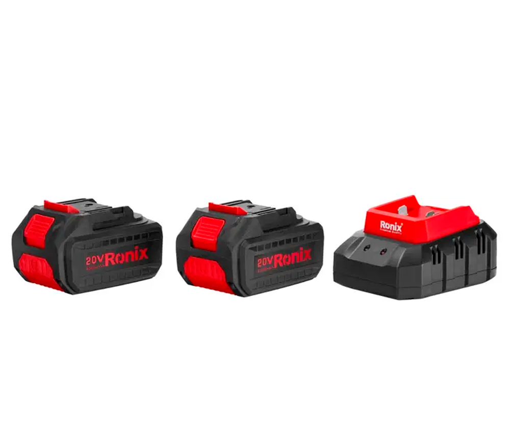 Угловая шлифмашина аккумуляторная RONIX 8657 125мм 20В 4Ач photo 4