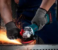 Угловая шлифмашина аккумуляторная RONIX 8657 125мм 20В 4Ач-14