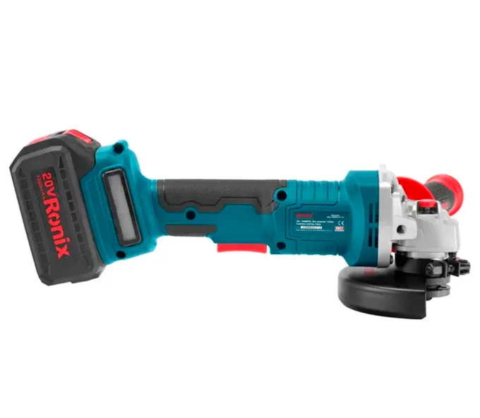 Угловая шлифмашина аккумуляторная RONIX 8657 125мм 20В 4Ач-15