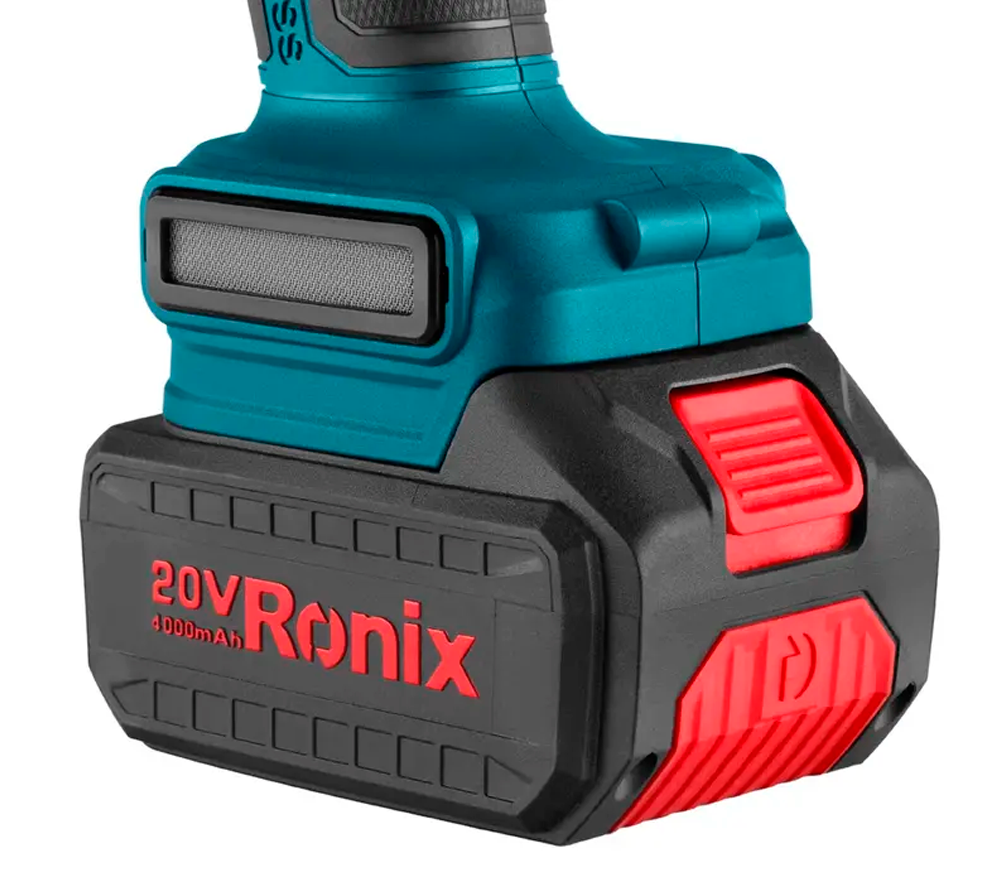 Угловая шлифмашина аккумуляторная RONIX 8657 125мм 20В 4Ач photo 6