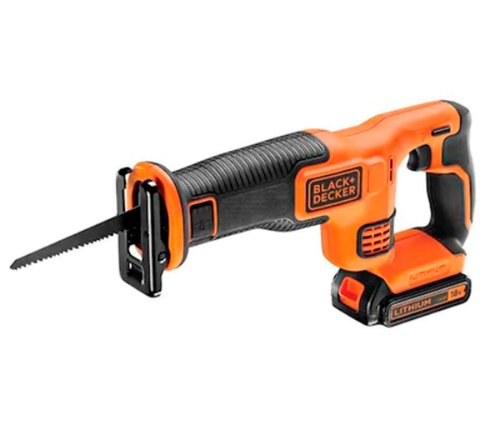 Сабельная пила аккумуляторная BLACK&DECKER BDCR18M1 18В 4Ач photo