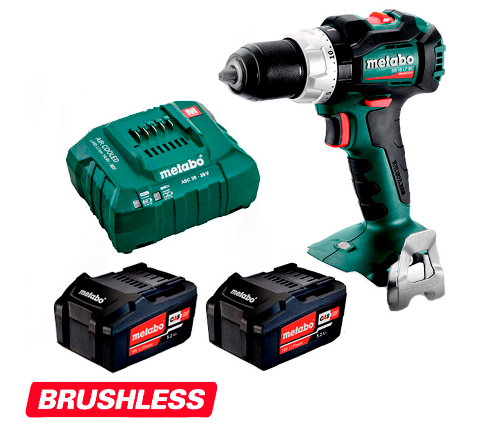 Шуруповёрт аккумуляторный METABO METABO SB 18 LT BL 18В 5.2Ач photo 0