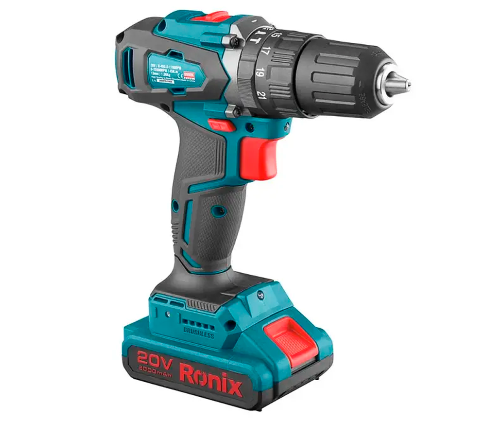 Mașină de înșurubat cu acumulator RONIX 8900K 20V 2Ah photo 10