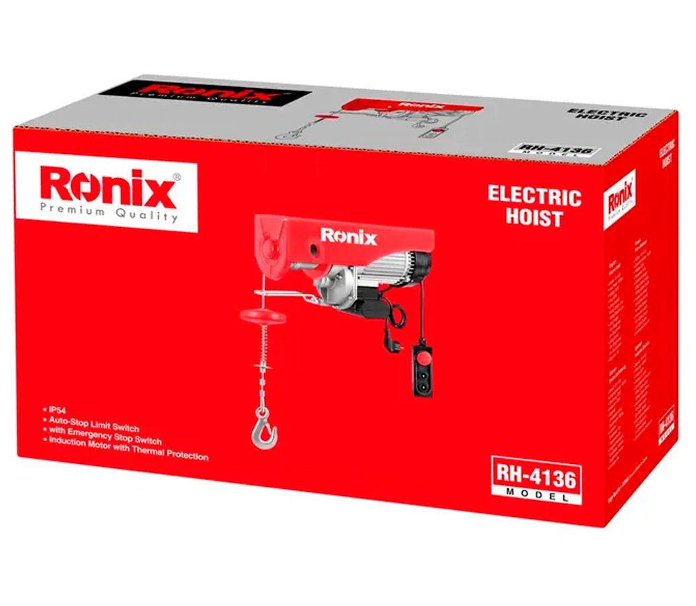 Troliu electric RONIX RH-4136 1000kg 18m photo 6