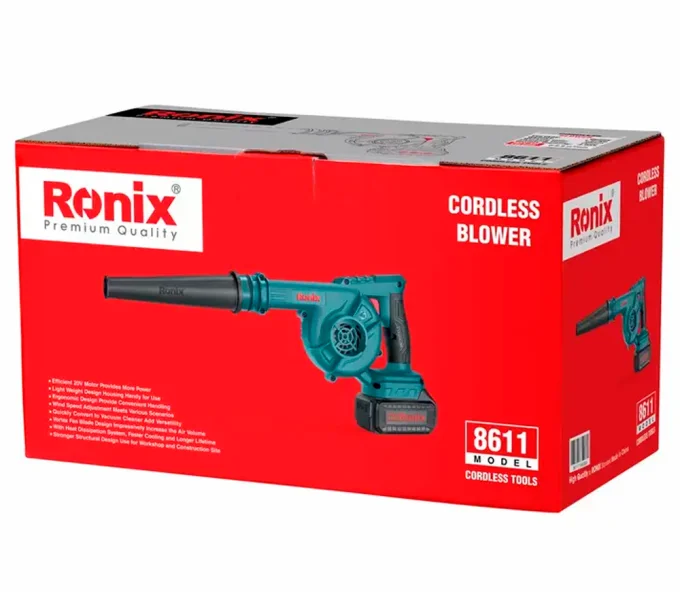 Воздуходувка аккумуляторная RONIX 8611 2800л/мин 20В 2Ач-10