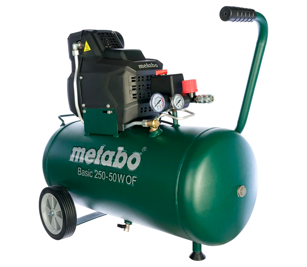 Компрессор безмасляный METABO BASIC 250-50 W OF 220л/мин 50л photo