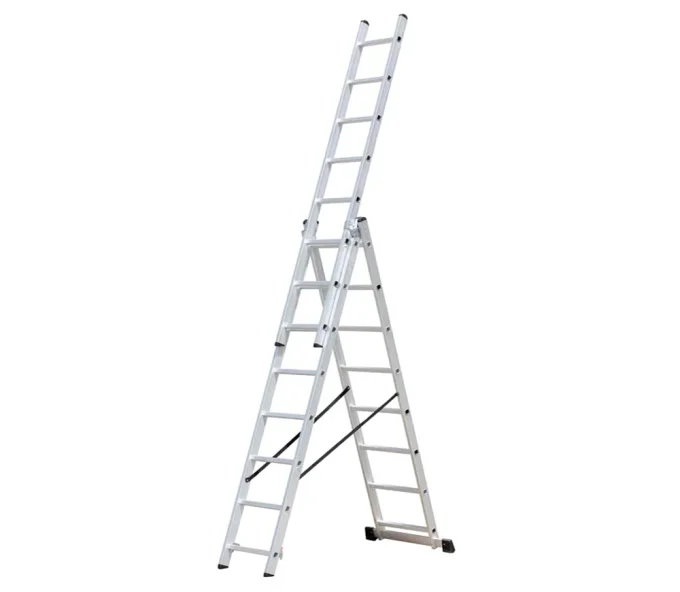 Лестница трехсекционная LIDER-TECH AC0308A 5.08m 150kg-1