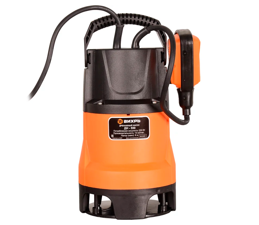 Pompă de drenaj VIHRI ДН-550 550w 13000l/h photo 2