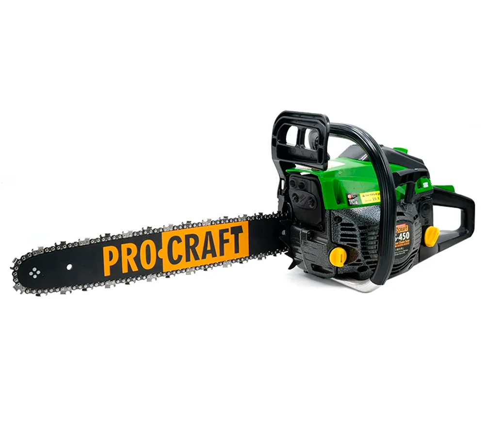 Fierăstrău cu lanț pe benzină ProCraft GS-450 450mm 52cm3 photo 0