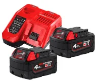 Набор зарядное устройство + аккумулятор MILWAUKEE M18 NRG-402 90вт 12-18В 5A-1