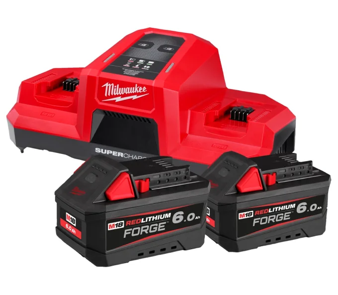 Набор зарядное устройство + аккумулятор MILWAUKEE M18 FORGENRG-602 320вт 18В 18A-1