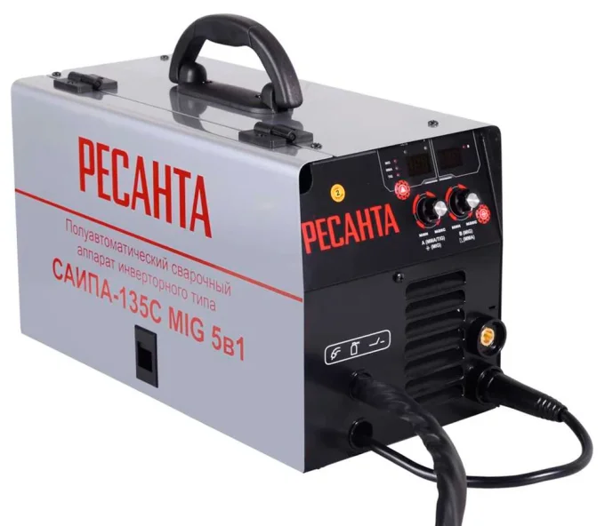 Сварочный аппарат полуавтоматический (MIG/MAG/MMA) RESANTA САИПА-135C 130A-3