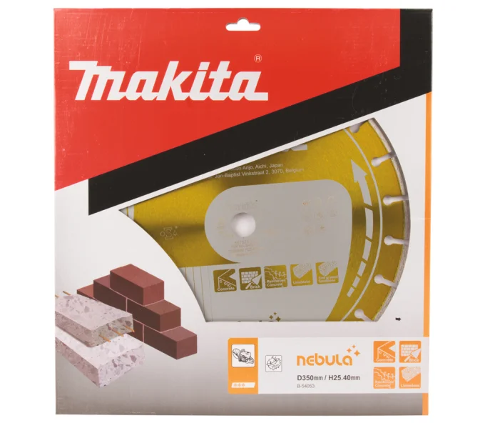 Disc de tăiat cu diamant MAKITA Nebula B-54053 350mm Segmentat Piatră-2