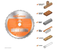 Disc pentru fierastrau electric EVOLUTION RAGEBLADE255M 255mm 2mm-2
