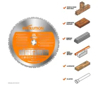 Disc pentru fierastrau electric EVOLUTION RAGEBLADE355M 355mm 2.2mm-2