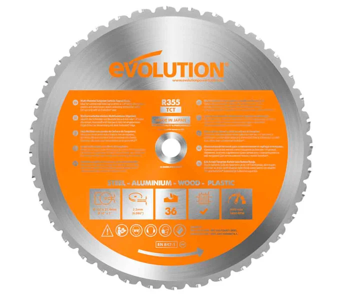 Disc pentru fierastrau electric EVOLUTION RAGEBLADE355M 355mm 2.2mm-1