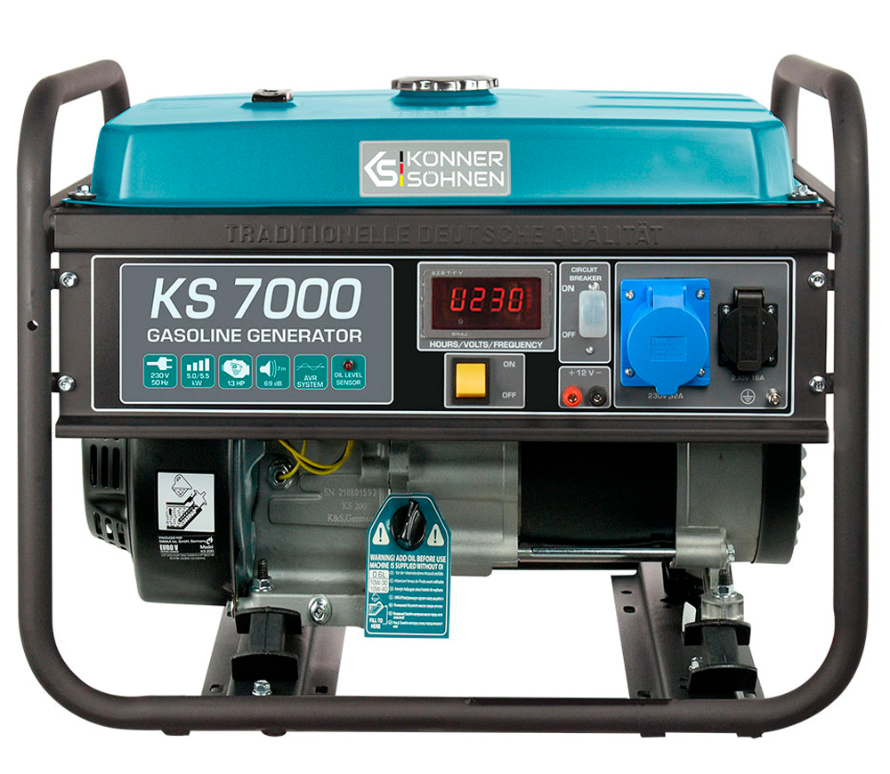 Generator electric Könner&Söhnen KS7000 5.5kw Benzină AVR photo 0