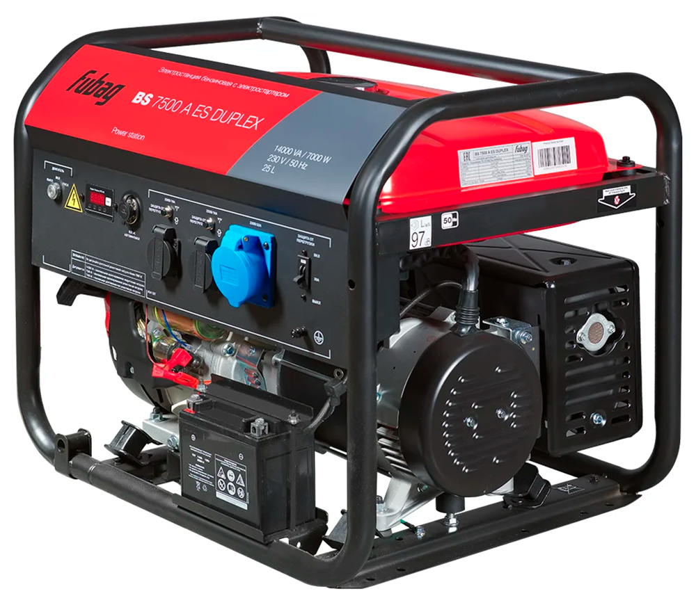 Generator electric FUBAG BS 7500 AES DUPLEX 7.5kw Benzină AVR photo 0