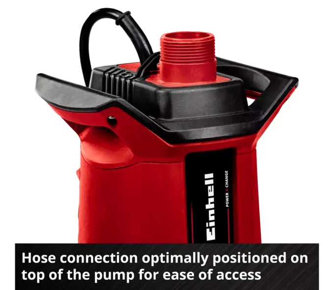Pompă de drenaj cu acumulator (fără bat) EINHELL GE-DP 18/25 Li - Solo 135w 7500l/h-5