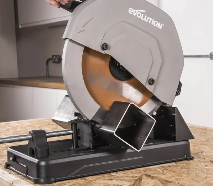 Fierăstrău abraziv pentru tăiat metal EVOLUTION R355CPS 1600w 355mm-7