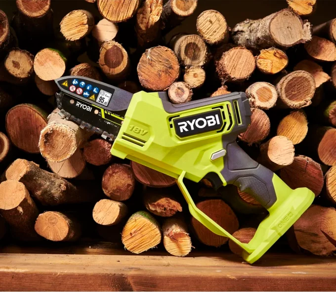 Fierăstrău cu lanț cu acumulator RYOBI RY18PSX10A-120 100mm 18V 2Ah-3