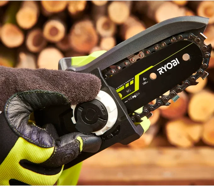 Fierăstrău cu lanț cu acumulator RYOBI RY18PSX10A-120 100mm 18V 2Ah-5