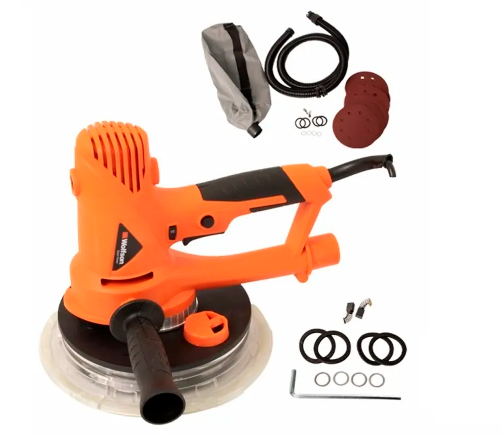 Mașină de șlefuit pereți extensibilă Wolfson WFS067 710w 180mm photo 0