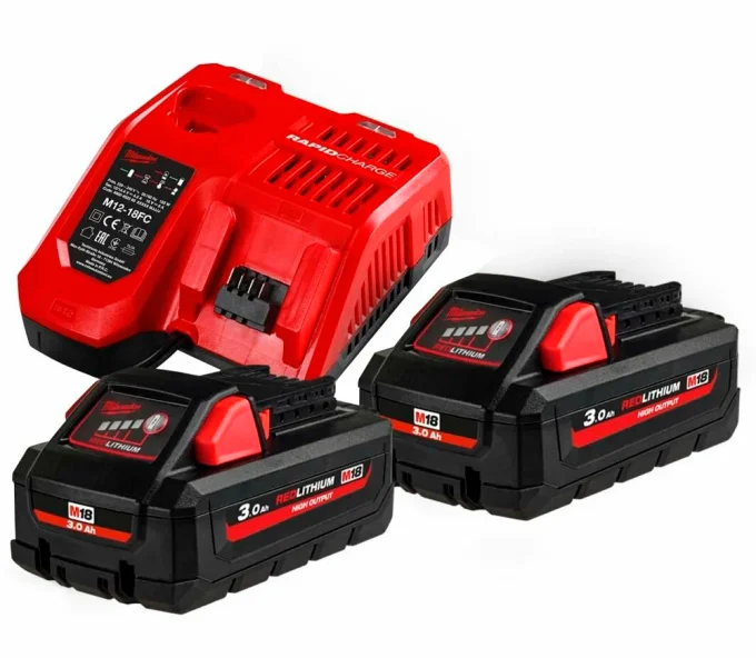 Набор зарядное устройство + аккумулятор MILWAUKEE M18NRG-302 90вт 12-18В 3A-1