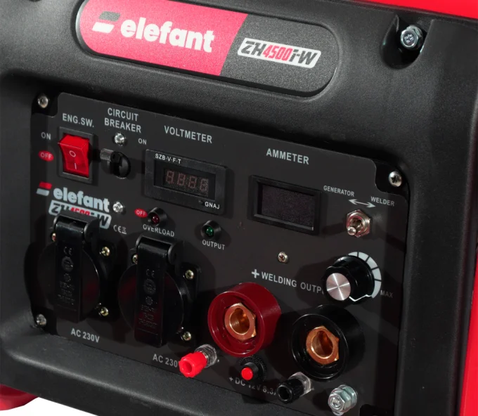 Электрогенератор сварочный Elefant ZH4500i-W 3.3квт Бензин Инвертор-3