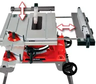 Fierăstrău circular de masă EINHELL TE-CC 250 UF 1500w 250mm-8