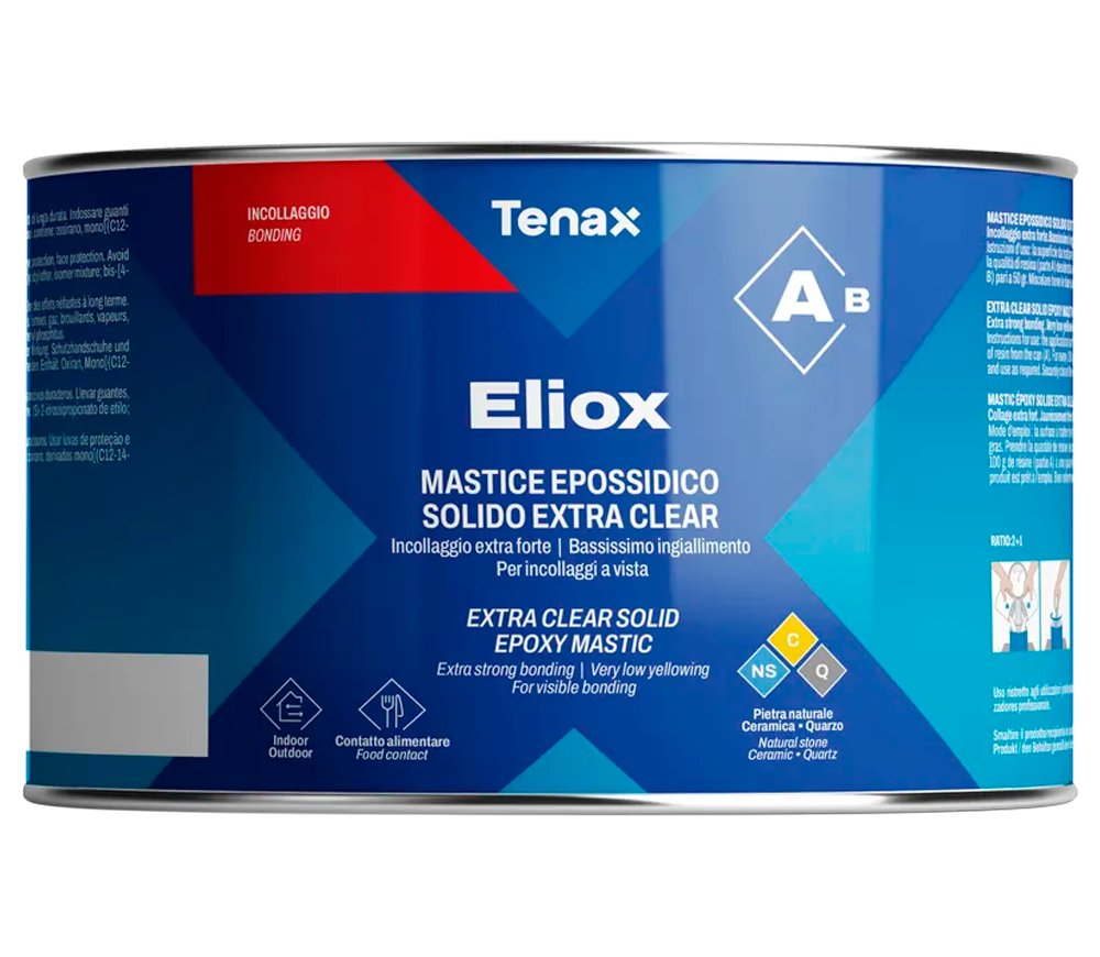 Adeziv epoxid mastic transparent Tenax ELIOX A 1.5L photo