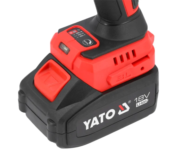 Гайковерт аккумуляторный YATO 18В 4Ач YT828071  1200Нм-5