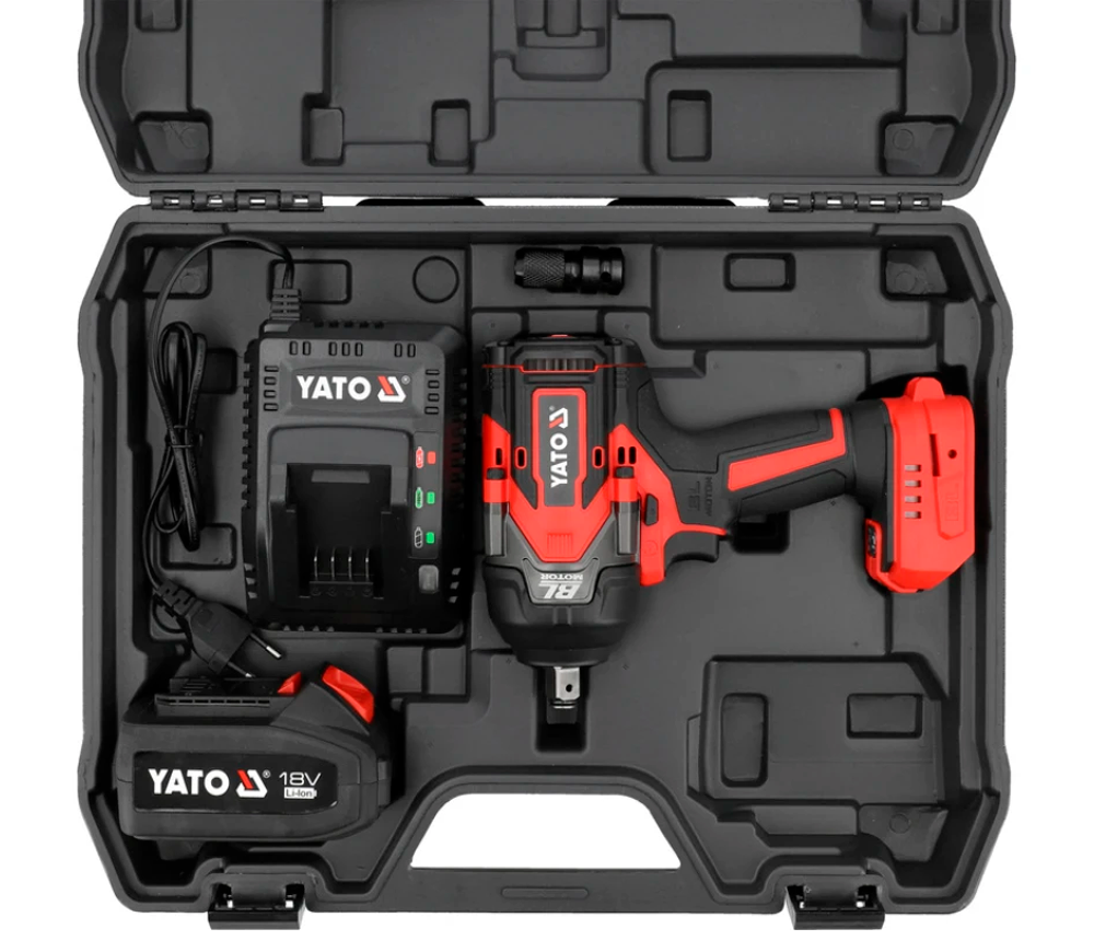 Mașină de înșurubat cu impact cu acumulator 18V 4Ah YATO YT828071  1200Nm photo 4