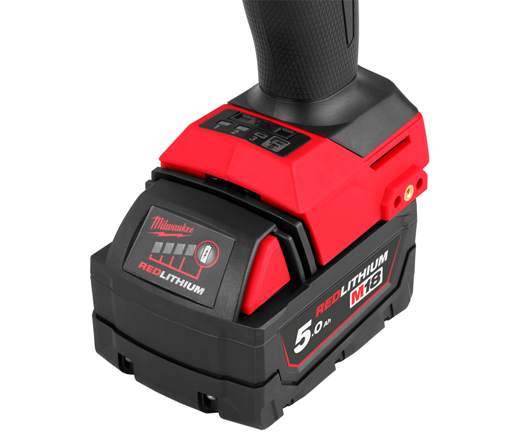Mașină de înșurubat cu impact cu acumulator (fără bat)18V 5Ah MILWAUKEE M18 FHIW2P12-502X 1491Nm photo 2