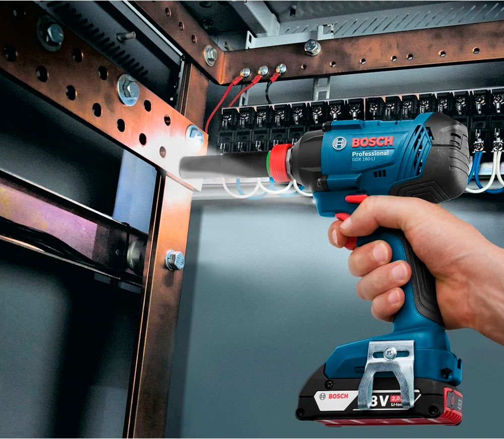 Mașină de nșurubat cu impact cu acumulator (fără bat) BOSCH GDX 180-LI 180Nm photo 5