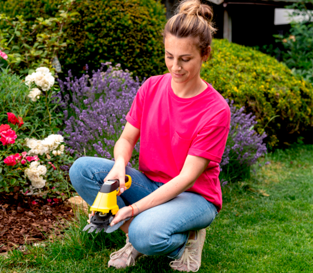 Trimmer gard viu cu acumulator (fără bat) KARCHER GSH 4-4 Plus Battery 110mm 4V photo 0