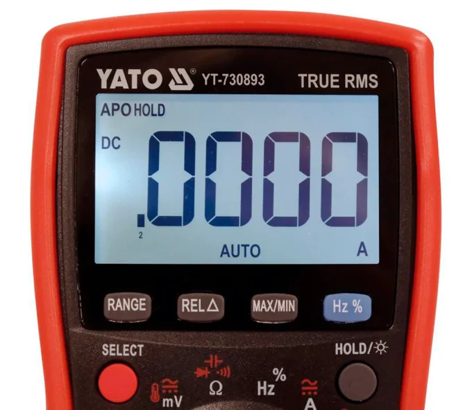 Цифровой мультиметр YATO YT730893 0/1000В 0/20A-3