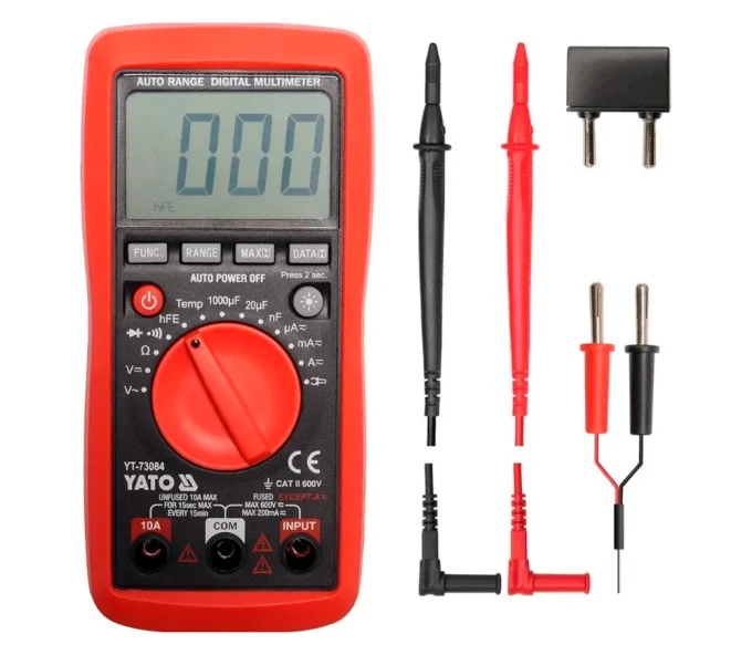 Цифровой мультиметр YATO YT73084 0/300В 0/10A-3