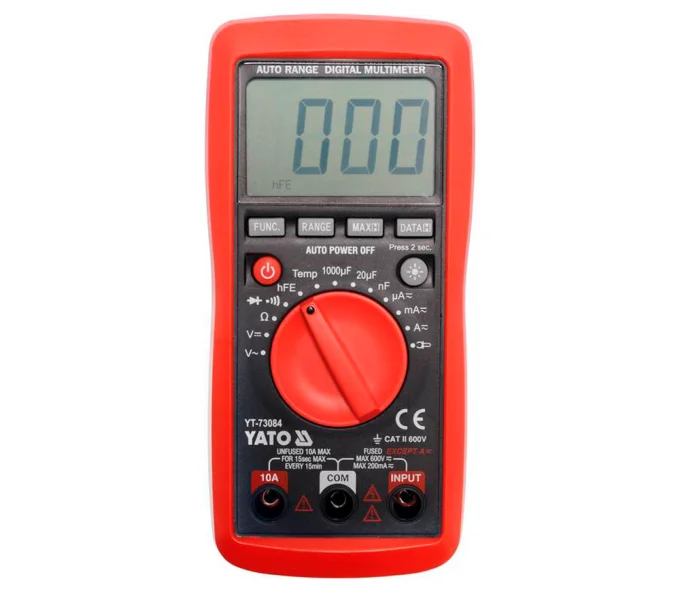 Цифровой мультиметр YATO YT73084 0/300В 0/10A-1