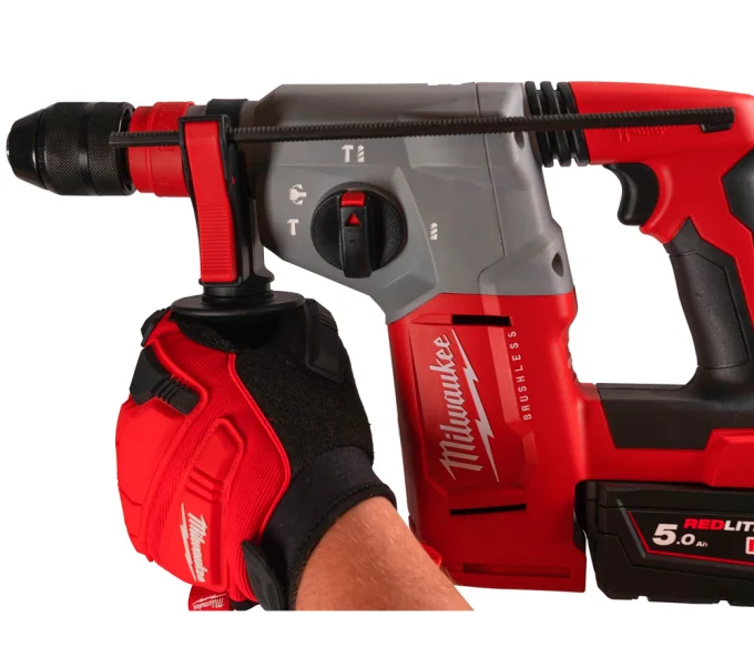 Ciocan rotopercutor cu acumulator MILWAUKEE M18 BLHX100P-502P 2.3J 18V 5Ah-2