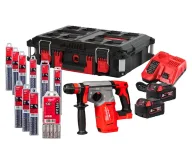 Ciocan rotopercutor cu acumulator MILWAUKEE M18 BLHX100P-502P 2.3J 18V 5Ah-1