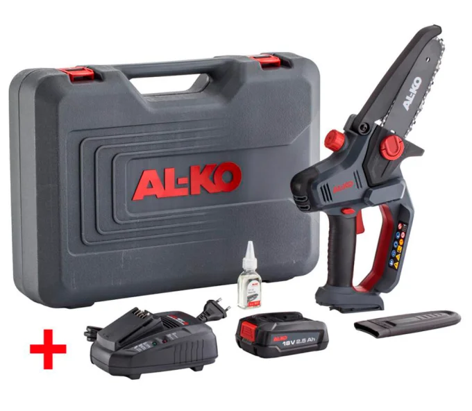Цепная пила аккумуляторная AL-KO AL-KO CSM 1825 150мм 18В 2.5Ач-1