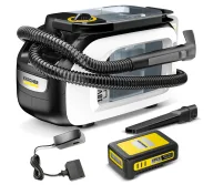 Aspirator cu acumulator сu curățare umedă 18V 2.5Ah 184W 4.6L KARCHER SE 3-18 Compact Home Battery-1