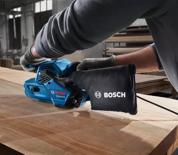 Шлифмашина ленточная BOSCH GBS 750 850вт 75 мм-5