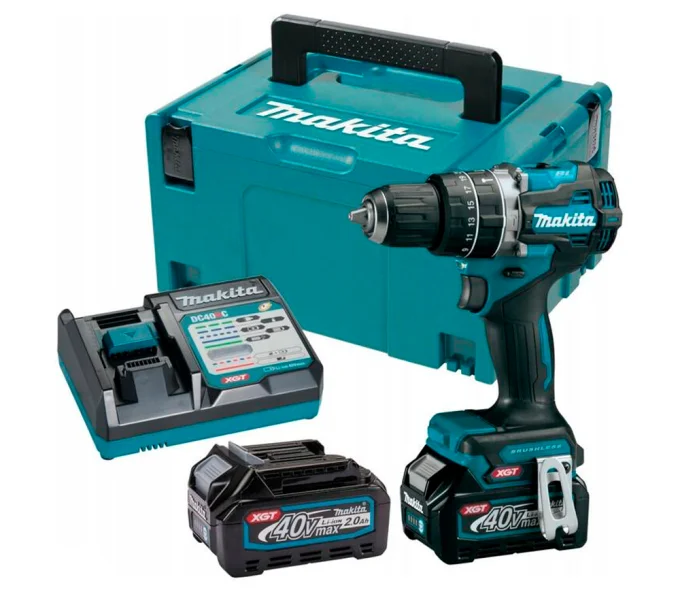 Шуруповёрт аккумуляторный ударный MAKITA HP002GA201 40В 2Ач-1