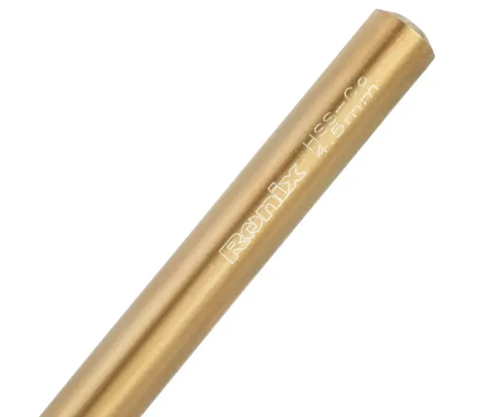 Burghiu pe metal RONIX RH-5511 4.5mm HSS-CO-3