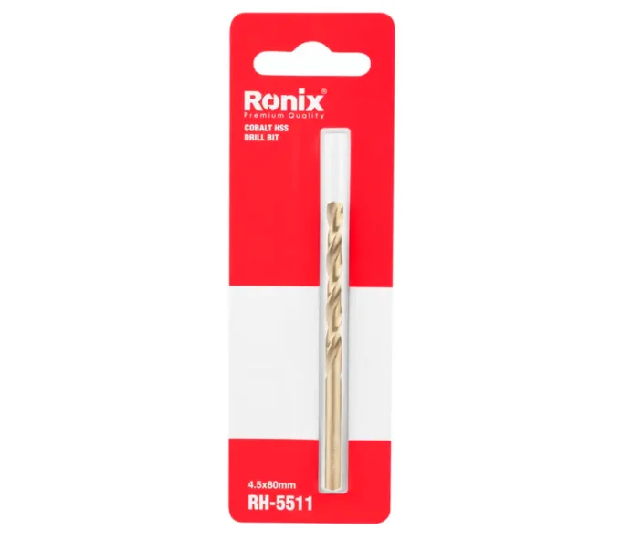 Burghiu pe metal RONIX RH-5511 4.5mm HSS-CO-4