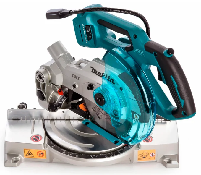 Fierăstrău  circular staționar cu acumulator (fără bat) 18V MAKITA DLS600Z  165mm-2